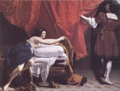 Orazio Gentileschi Joseph and Potiphar's Wife (mk25) china oil painting image